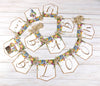 Baby in Bloom Shower Banner, Realistic Wildflowers Floral, Baby Shower Garland, Gold Letters