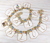 Baby in Bloom Shower Banner, Realistic Wildflowers Floral, Baby Shower Garland, Gold Letters