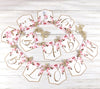 Baby in Bloom Shower Banner, Realistic Pink Wild Roses Floral, Baby Shower Garland, Gold Letters