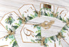 Baby in Bloom Shower Banner, Realistic Greenery Leaves Floral, Baby Shower Garland, Gold Letters