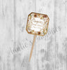 Bridal Shower Boho Neutral Floral Cupcake Toppers, Bridal Shower Picks, Bride to Be, Love is Sweet Tea Party