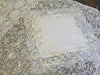 Sequin Lace Long Table Runner - White Off White - OOAK Vintage Style Rustic 26" x 124"