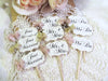 Wedding Cupcake Toppers Party Picks Bridal Mix - Just Married I Do Mr. & Mrs. - Set of 50