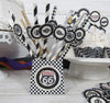 Muscle Vintage Race Car Hot Rod Mechanic Birthday Decorations - Name Banner