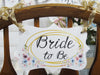 Spring Garden Floral Bridal Shower Table Decorations