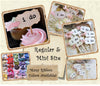 i do Wedding Cupcake Toppers Party Picks Vintage Rustic Shabby - Set of 12  18  36  50  100