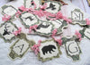 It's a Girl Pink & Camo Baby Shower Package Kit Bundle -  Banner and Straws