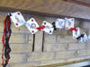 Vintage Alice in Wonderland Banner Sign with Playing Cards - Eat Me Take Me Drink Me
