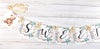 Sweet Baby Boho Baby Clothes Large Banner Baby Shower Sign with Ivory Ribbons, Gender Neutral
