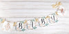 Sweet Baby Boho Baby Clothes Large Banner Baby Shower Sign with Ivory Ribbons, Gender Neutral