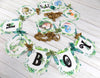 Baby Dinosaur Dino Shower Banner Sign with Ribbons, It's a Girl, It's a Boy, Sweet Baby, Oh Baby!, Gender Neutral
