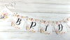 Wildflowers Bride to Be Banner with ribbons, Future Mrs. Bridal Shower Banner, Watercolor Floral Shower Banner Sign