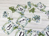 Greenery Leaf Botanical Eucalyptus Bride to Be Banner with ribbons, Future Mrs. Bridal Shower Banner, Watercolor Floral Shower Banner Sign