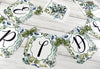 Greenery Leaf Botanical Eucalyptus Bride to Be Banner with ribbons, Future Mrs. Bridal Shower Banner, Watercolor Floral Shower Banner Sign