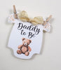 Boho Baby Shower Corsage Badge Pin with Ribbon Bow - Mommy to Be - Grandma - Romper Bodysuit Teddy Bear Baby Animal Blouse Pin