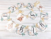 Sweet Baby Boho Baby Clothes Large Banner Baby Shower Sign with Ivory Ribbons, Gender Neutral