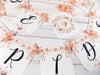 Peach Floral Bride to Be Banner with ribbons, Future Mrs. Bridal Shower Banner, Watercolor Floral Shower Banner Sign