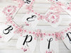Pink Floral Bride to Be Banner with ribbons, Future Mrs. Bridal Shower Banner, Watercolor Floral Shower Banner Sign