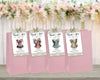 Floral Vintage Corset Lingerie Shower Tags, Printed, Personalized Thank You Bachelorette Favor, Tags Only, Personalized Gift Tags, Bridal Shower