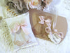 Vintage Corset Deluxe Lavender Sachet Bridal Shower Party Favor - Set of 10 - Choose Ribbon Color & Ink - Corset Style 2 - Lingerie Party