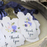 Lavender Purple Watercolor Floral Wedding or Shower Decorations She Said Yes