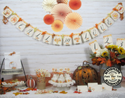 Leaves Pumpkins Fall Wedding Decorations