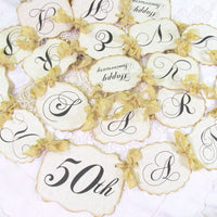 Happy Anniversary Decorations - 25th 40th 50th 60th - Vintage Style
