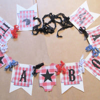 Baby Barbecue BBQ Shower Decorations Red Plaid Baby Q Backyard Rustic Party