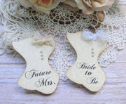 Bride to Be Shower Corsage Pin