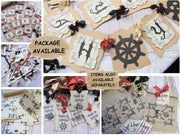 Pirate Party Rustic Birthday Decorations - Ahoy!