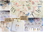 It's Twins Baby Vintage Style Shower Decorations - twin girls boys fraternal