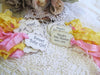 Sweet Baby Girl Shower Decorations Package Vintage Rustic Style