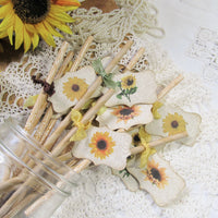 It's a Girl Sunflower Baby Shower Decorations Vintage Style