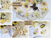 Bridal Shower Sunflower Vintage Rustic Style Decorations