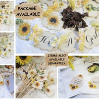 It's a Girl Sunflower Baby Shower Decorations Vintage Style