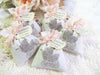 Baby Shower Favor - 10 Lavender Mini Sachet - Baby Feet Footprints Shoes Carriage Handprints