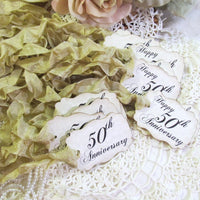 Happy Anniversary Decorations - 25th 40th 50th 60th - Vintage Style