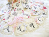 Alice in Wonderland Pink Tea Party Decorations with Custom Name Banner