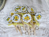 Lemon Watercolor Floral Bridal Shower Decorations Bride to Be Package