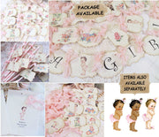 Vintage Baby Girl Shower Decorations