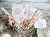 It's a Girl Watercolor Floral Boho Baby Shower Decorations Package