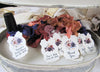 Plum Coral Rust Watercolor Floral Fall Rustic Wedding Bridal Shower Decorations