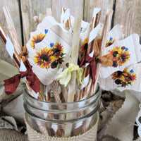 Sunflowers Rustic Autumn Fall Wedding or Bridal Shower Decorations Package