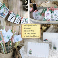 Succulent Cactus Bridal Shower Decorations Package Future Mrs. Bride to Be