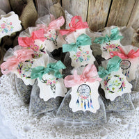 Boho Bridal Shower Decorations Floral Antlers Dreamcatcher