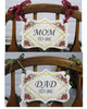 Poinsettia Floral Baby Shower Decorations - Its a Boy Girl Twins Winter Shower