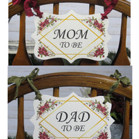 Poinsettia Floral Baby Shower Decorations - Its a Boy Girl Twins Winter Shower