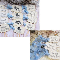 Sweet Baby Boy Shower Decorations Vintage Style