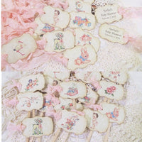 Baby Girl Shower Decorations Package Vintage Style - It's a Girl