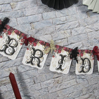 Gothic Red Roses Bridal Shower Decorations Package